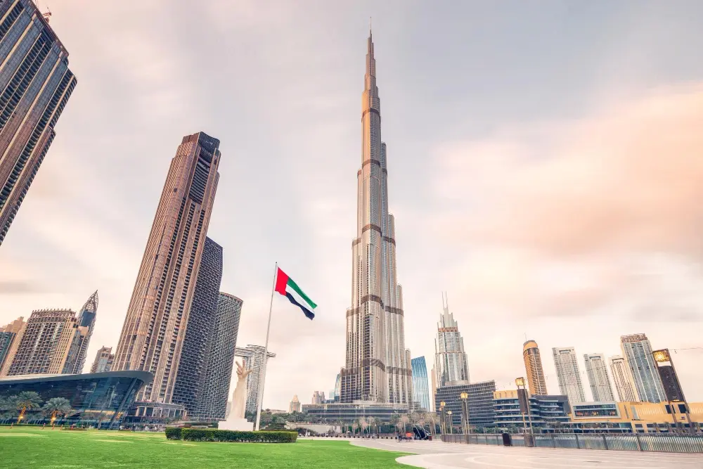Burj Khalifa, the world's tallest building, located in Dubai
