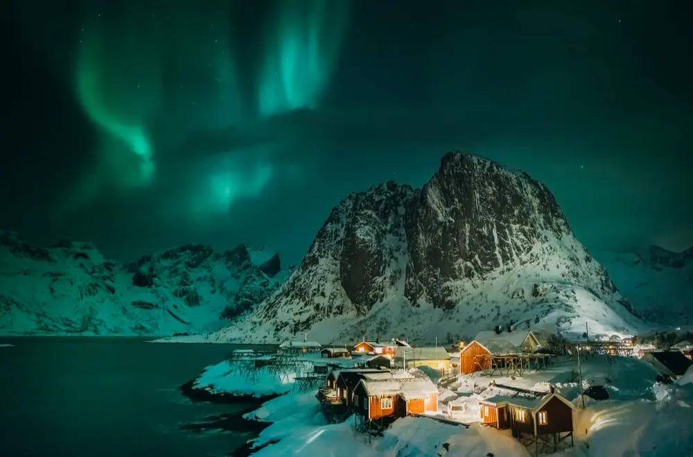 Aurora Borealis, or Northern Lights,
