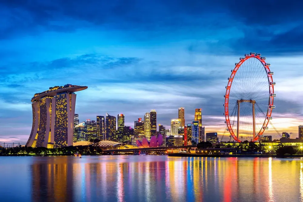 Marina Bay, in Singapore.
