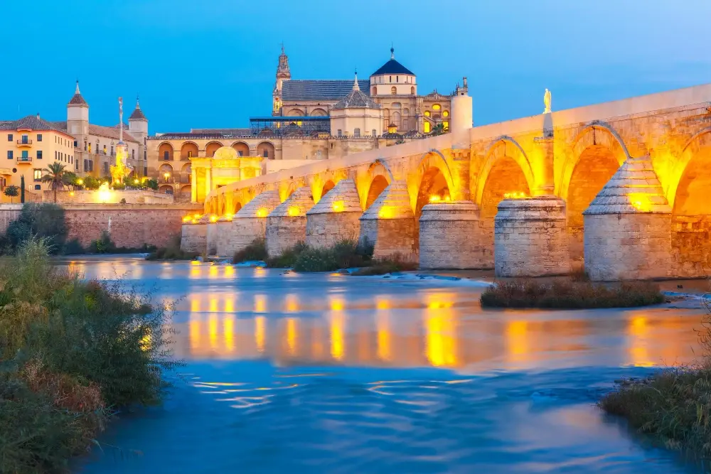Roman Bridge and Mosque-Cathedral of Córdoba,Spain