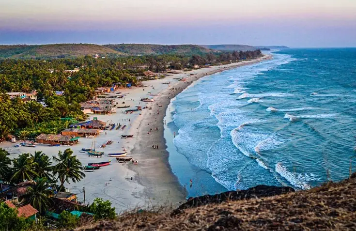 Arambol Beach in Goa, India. 
