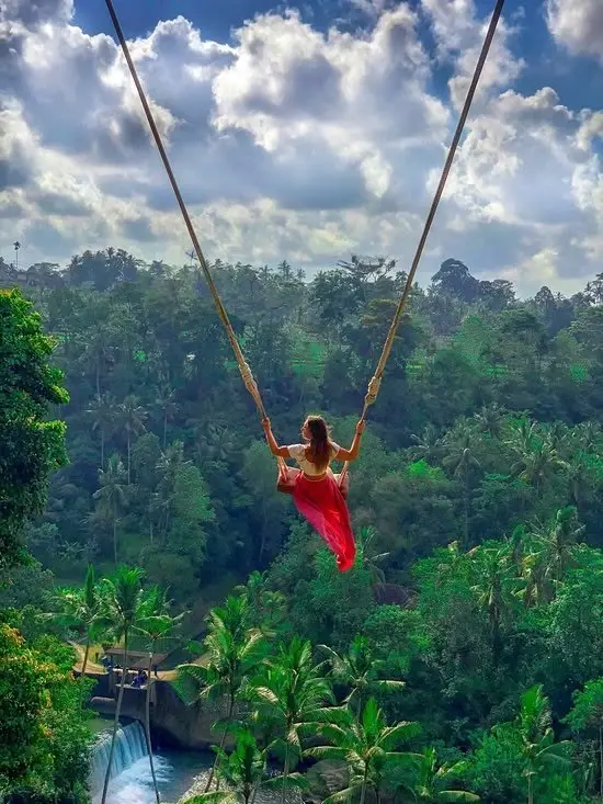  giant swings in Bali, Indonesia,