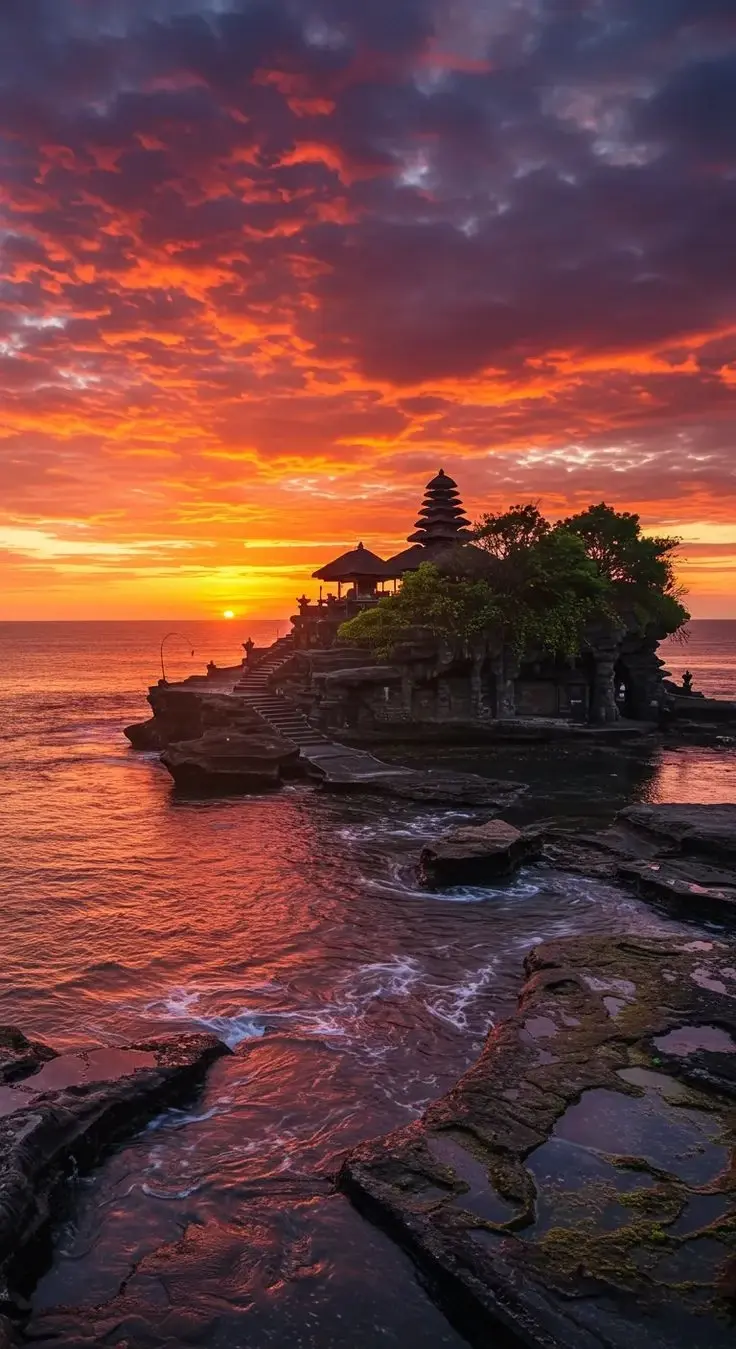 Tanah Lot Temple in Bali