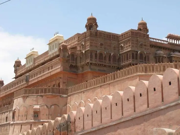 Junagarh Fort in Bikaner, Rajasthan, India.