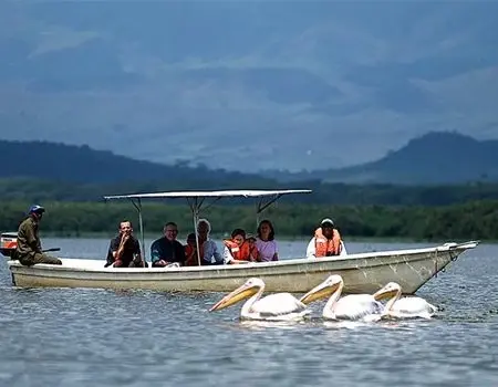  wildlife boat safari tour on Lake Naivasha in Kenya