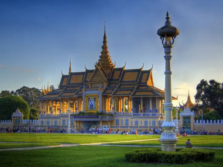 Royal Palace of Cambodia in Phnom Penh, the official residence of the King of Cambodia. 