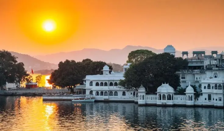 Lake Pichola in Udaipur, Rajasthan, India