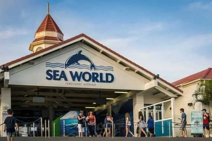 Sea World, a marine mammal park, oceanarium