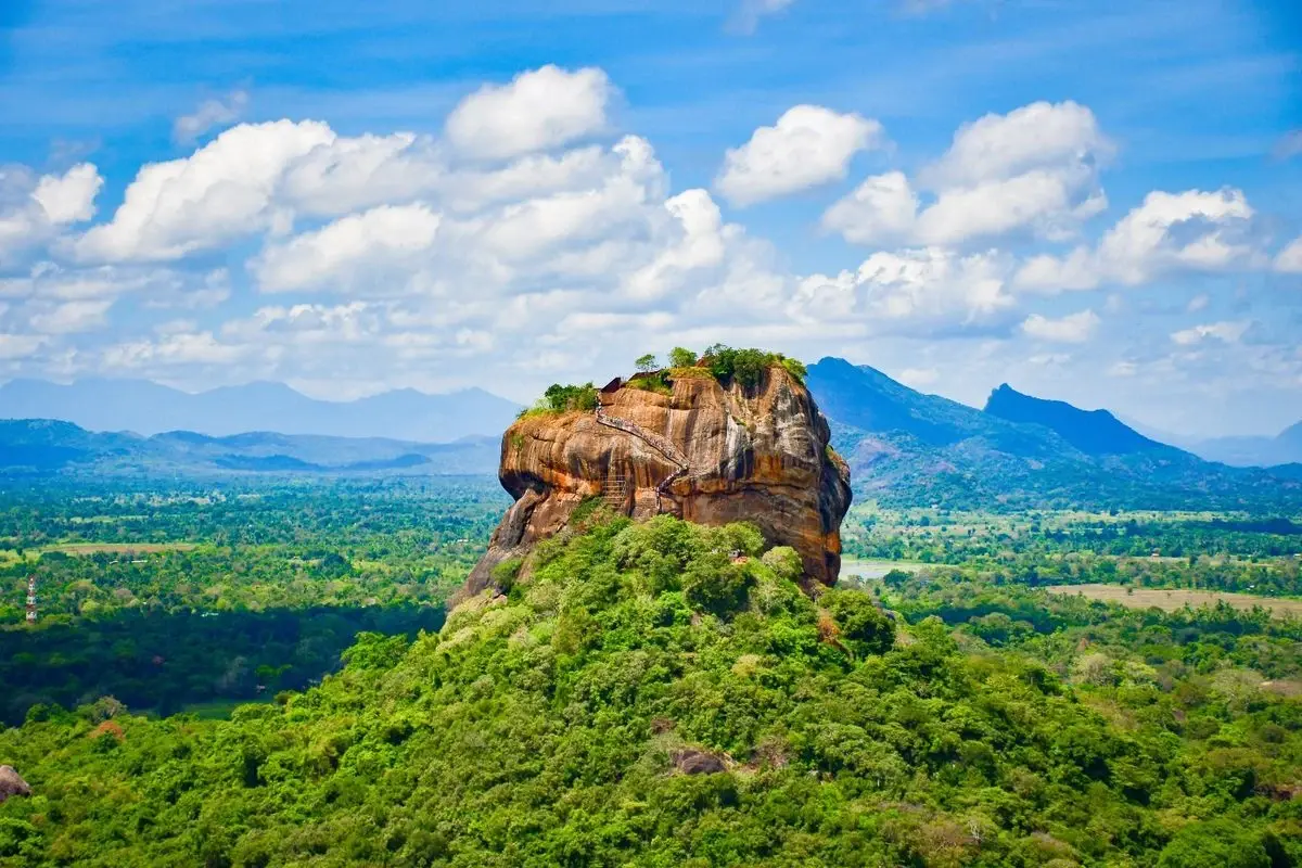 Sigiriya Rock Fortress, also known as "Lion's Rock